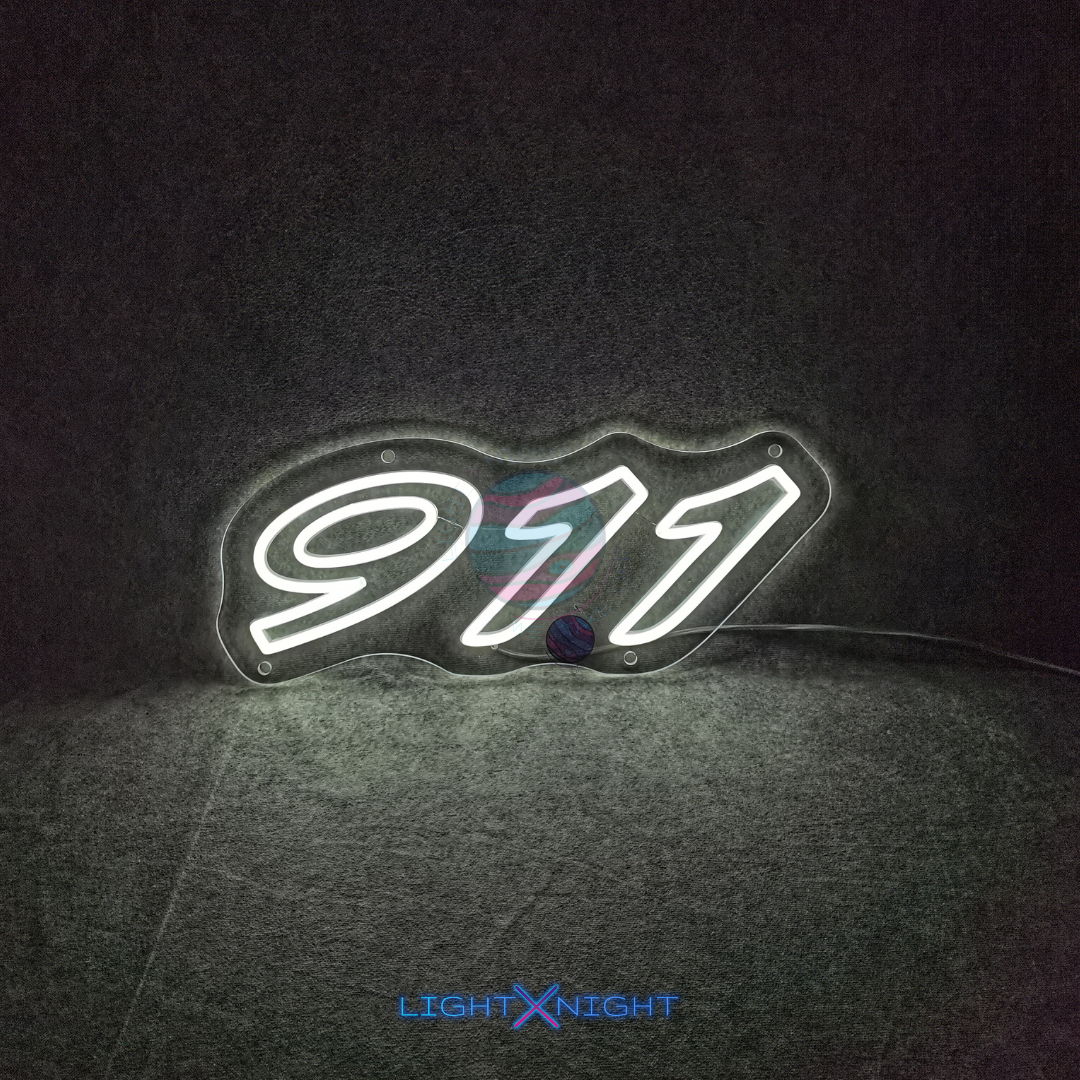 Porsche 911 Neon Sign
