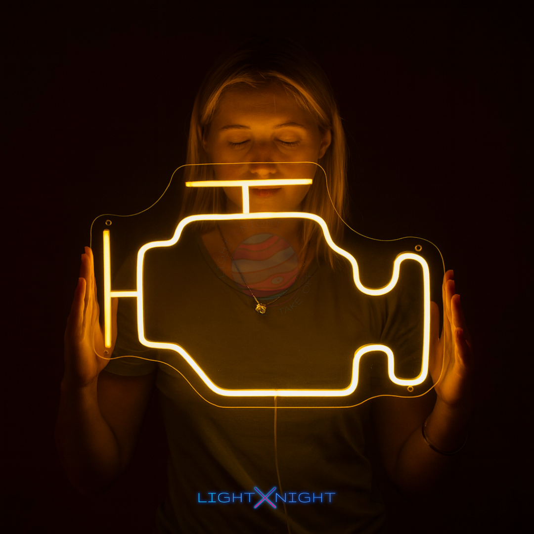 Check Engine Neon Sign