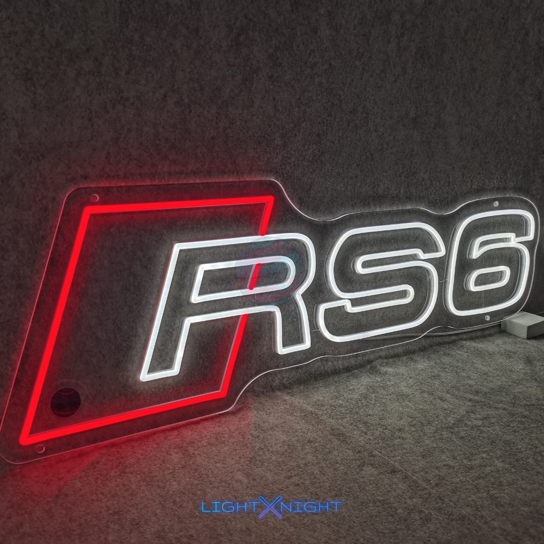 Audi RS6 Neon Sign