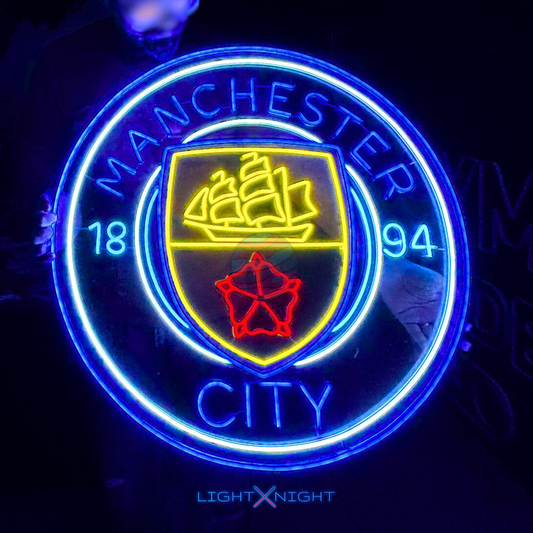 Manchester City Neon Sign