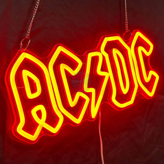 "AC DC" Neon Sign