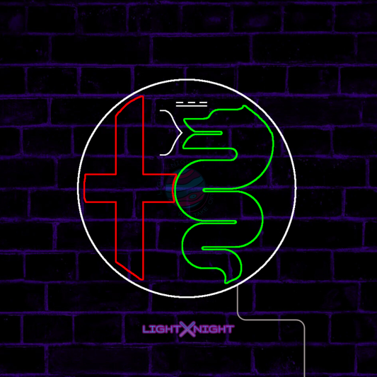 Alfa Romeo Minimalistic Neon Sign