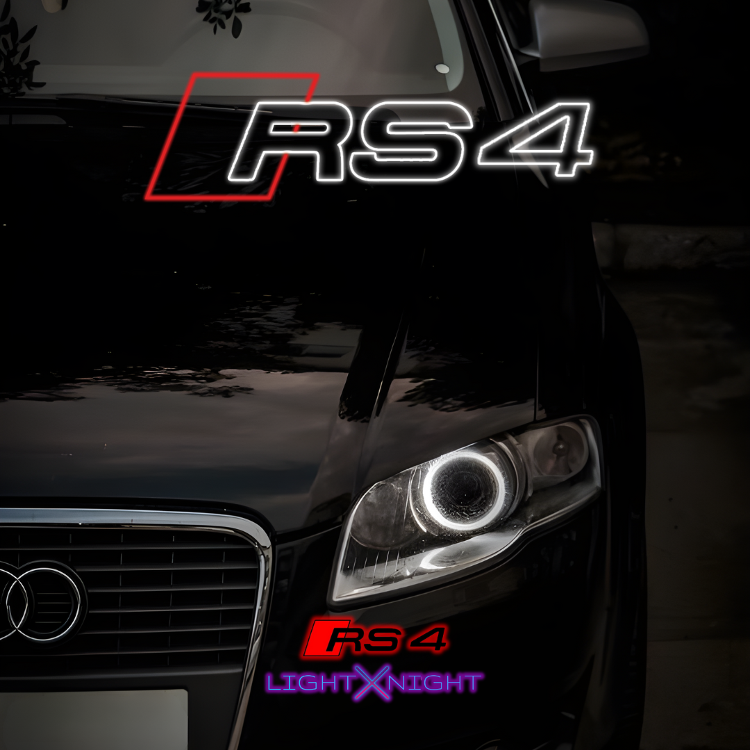 Audi RS4 Led Neon Sign, Audi RS4 Neon Light, Light X Night Audi RS4 Neon Sign