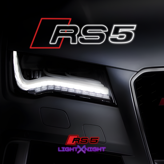 Audi RS5 Led Neon Sign, Audi RS5 Neon Light, Light X Night Audi RS5 Neon Sign
