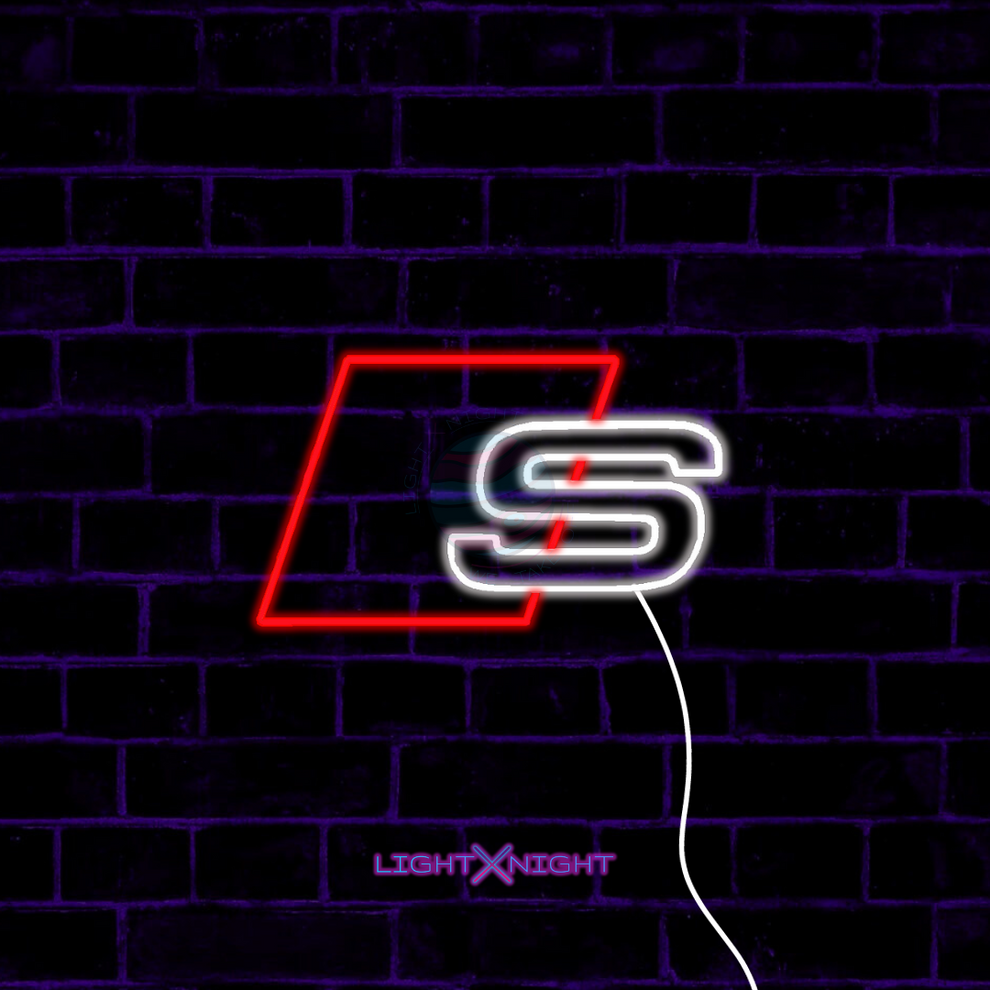 Light X Night - Audi S Neon Sign