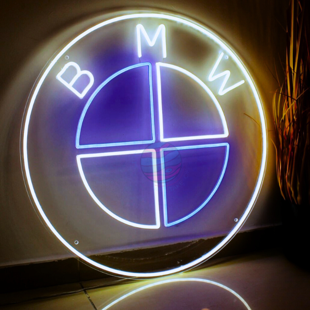 BMW Logo neon sign