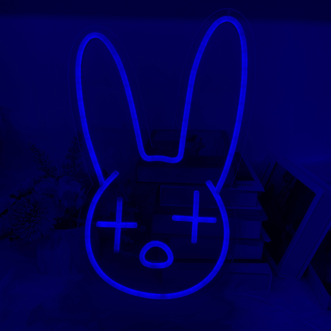Bad Bunny Decoration Sign (Glow in the Dark)