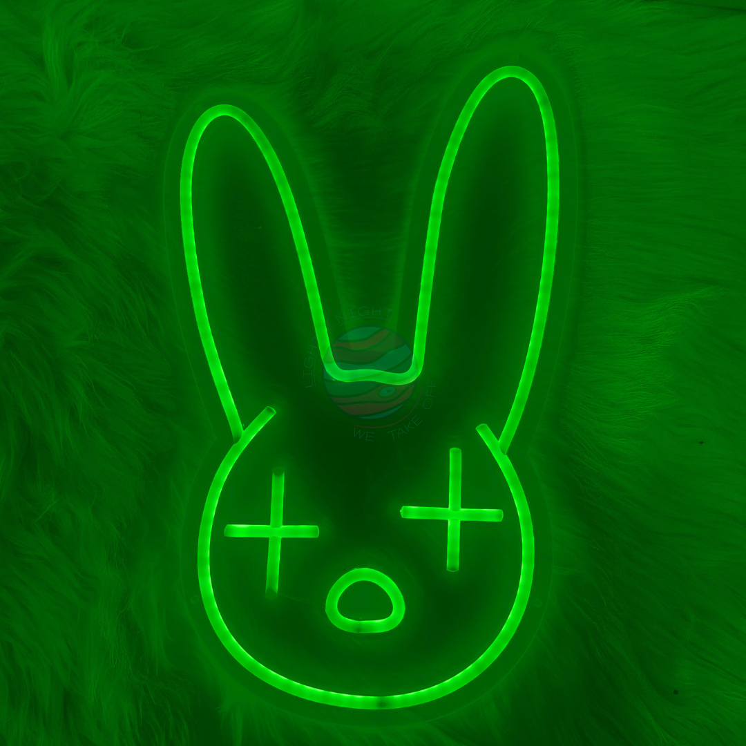 "Bad Bunny" Neon Sign