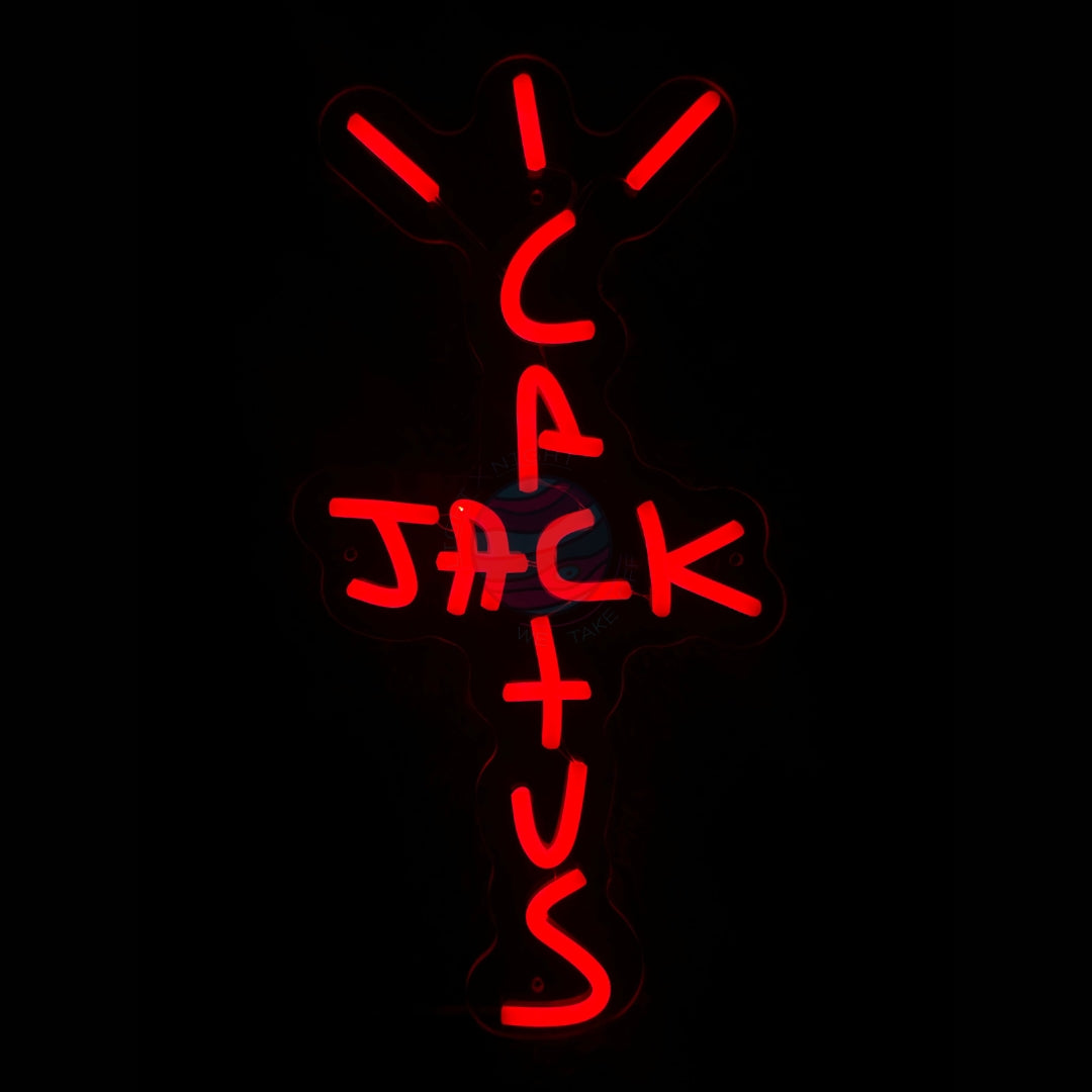 Cactus Jack Travis Scott Neon Sign Red