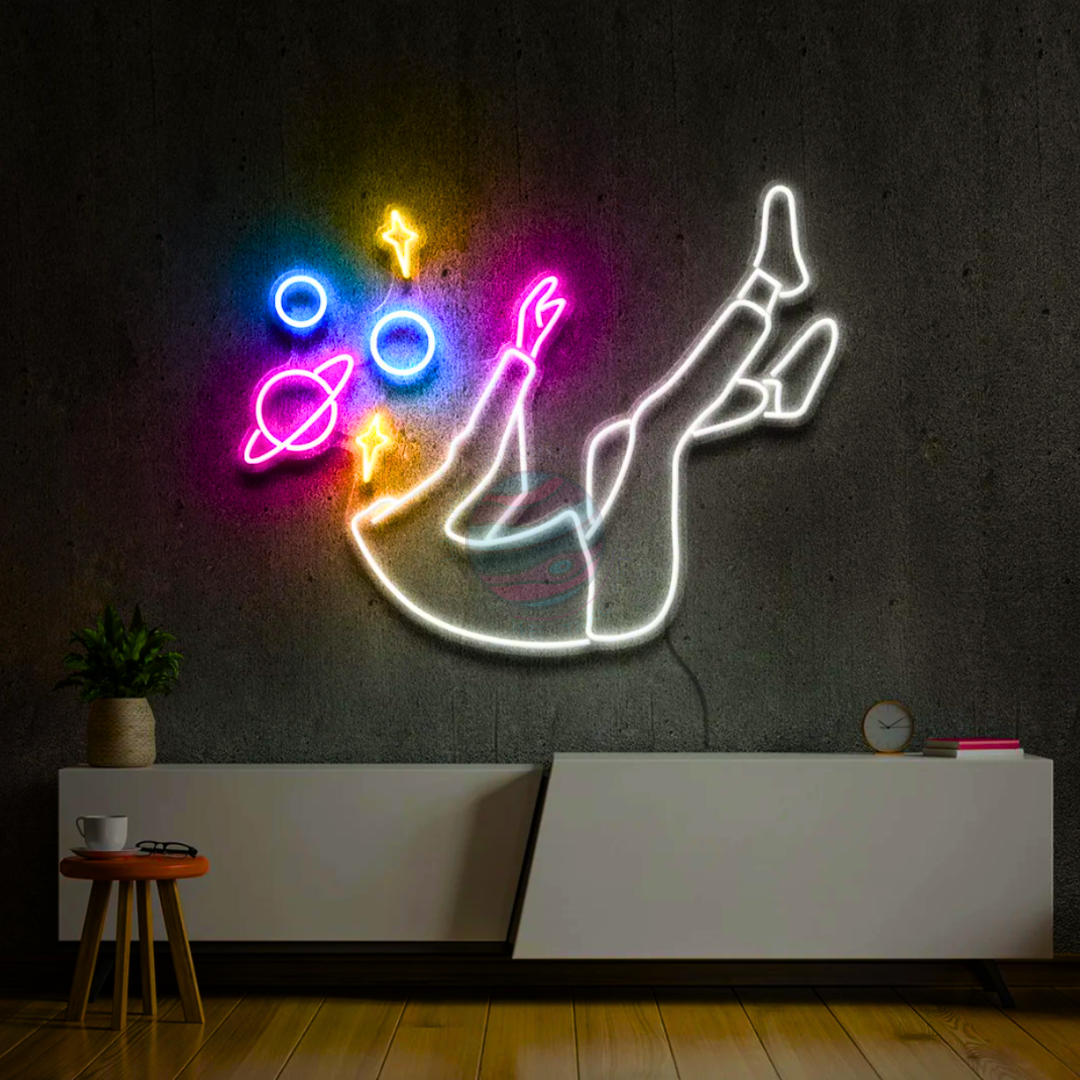 Space Neon Sign, Space Decoration
