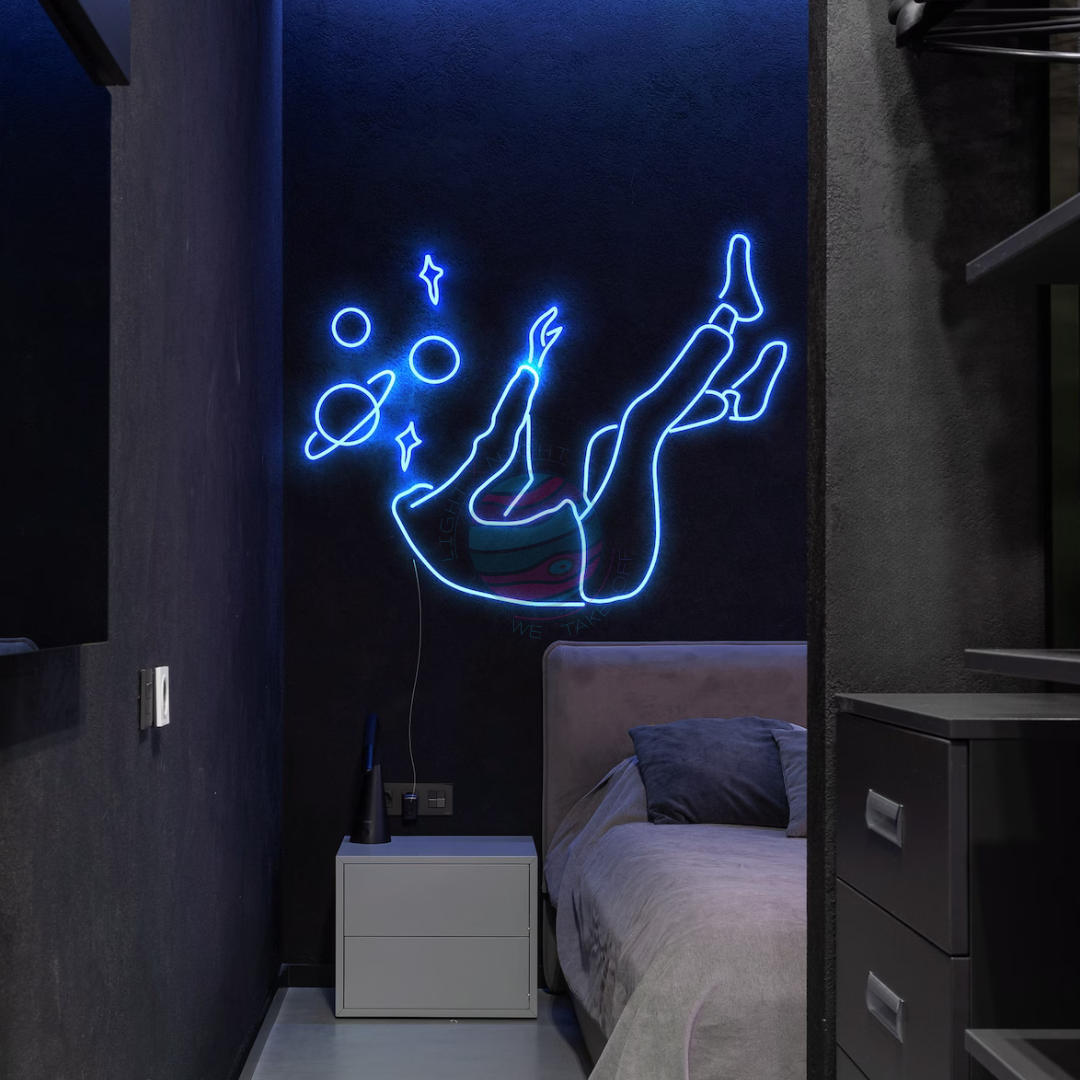 Space Neon Sign, Space Decoration