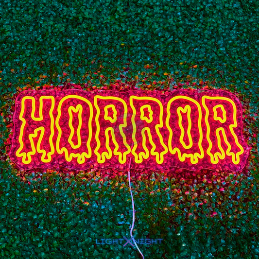 Horror Neon Sign