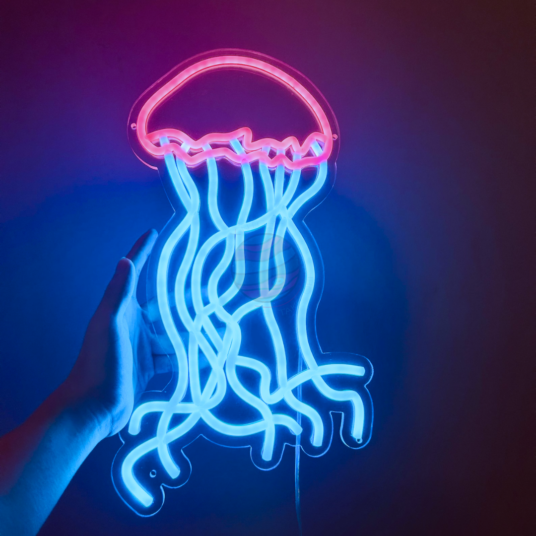 "Jellyfish" Neon Sign