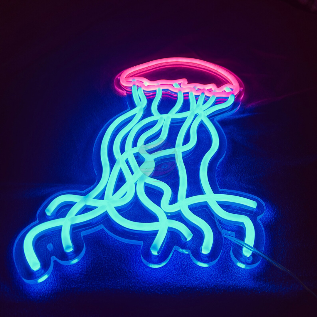 "Jellyfish" Neon Sign