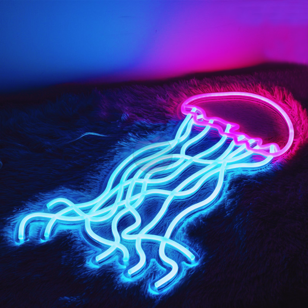 "Jellyfish" Neon Sign