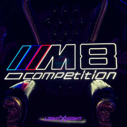 BMW M8 Competition Neon Sign, BMW M8 Competition Led Neon Sign, BMW M8 Competition Neon Light, BMW M8 Competition Decoration, BMW M8 Competition Merchandise