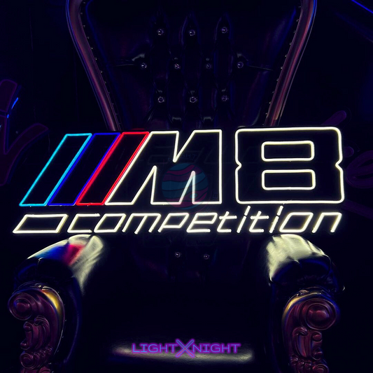 BMW M8 Competition Neon Sign, BMW M8 Competition Led Neon Sign, BMW M8 Competition Neon Light, BMW M8 Competition Decoration, BMW M8 Competition Merchandise