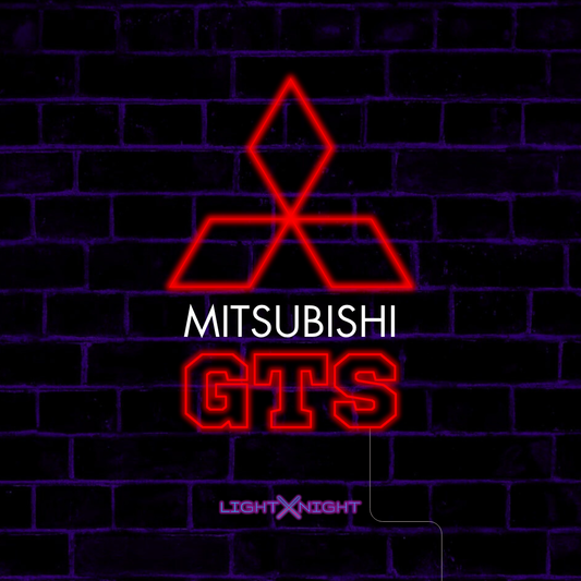 Mitsubishi GTS Neon Sign