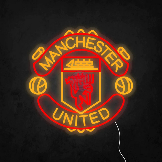 Manchester United Neon Sign