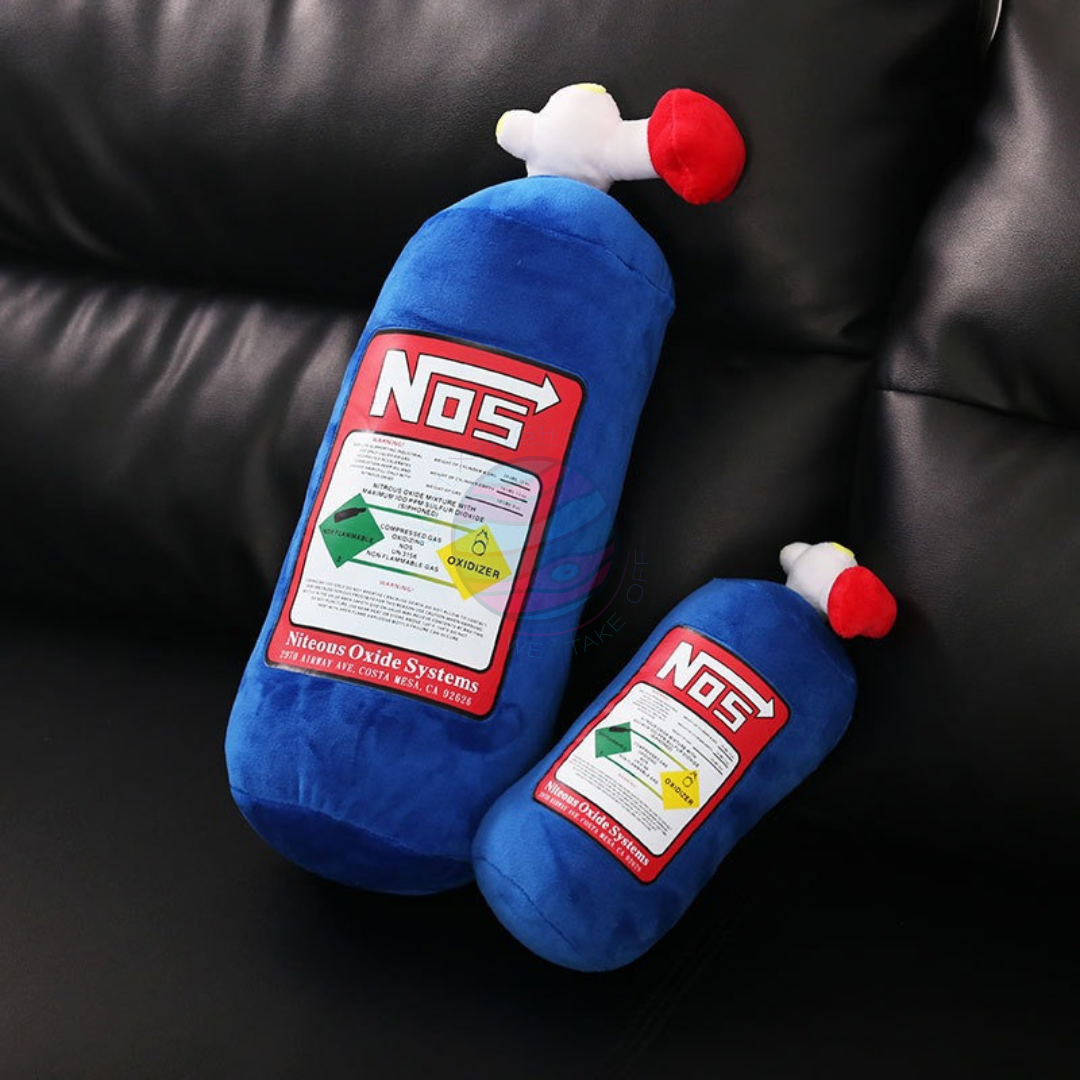 NOS Nitrous Bottle Car Pillow