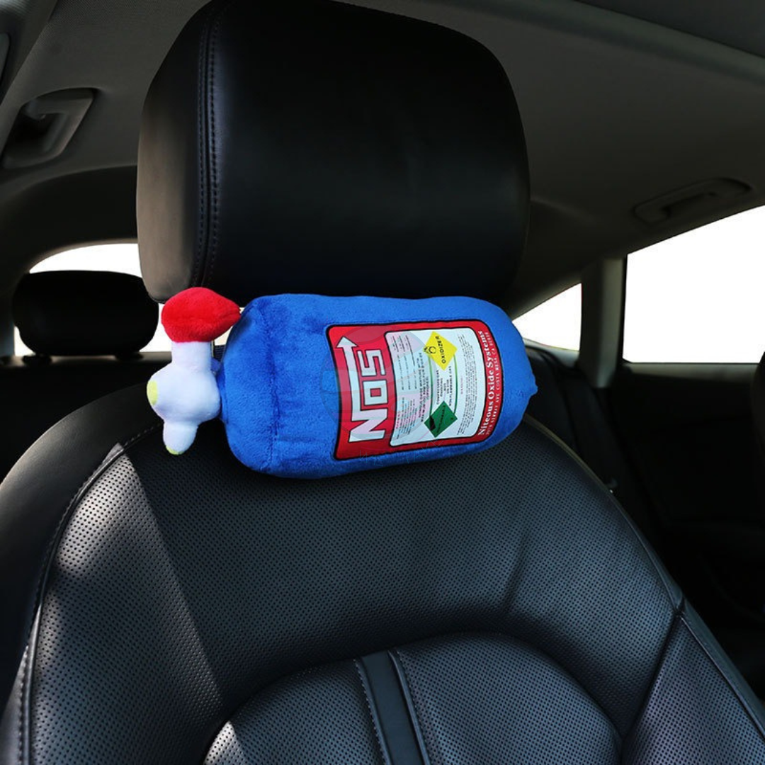 NOS Nitrous Bottle Car Pillow