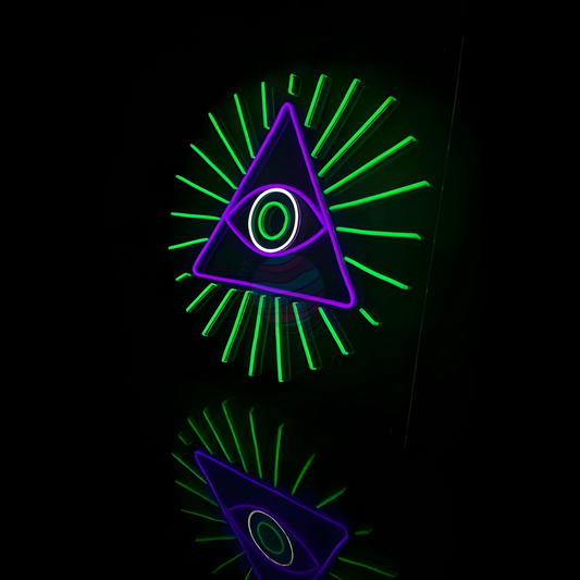 Eye of Providence Neon Sign
