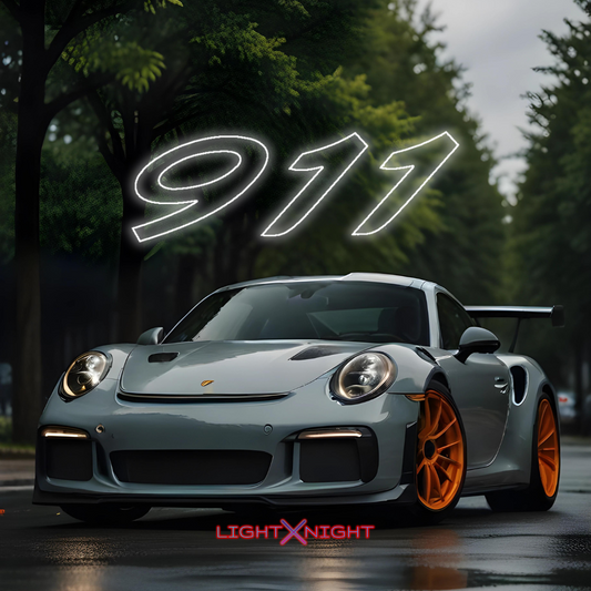 Porsche 911 Neon Sign