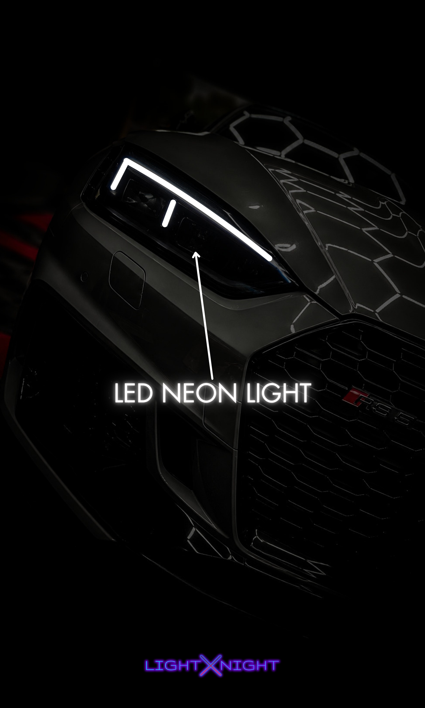 Audi RS5 Neon Poster