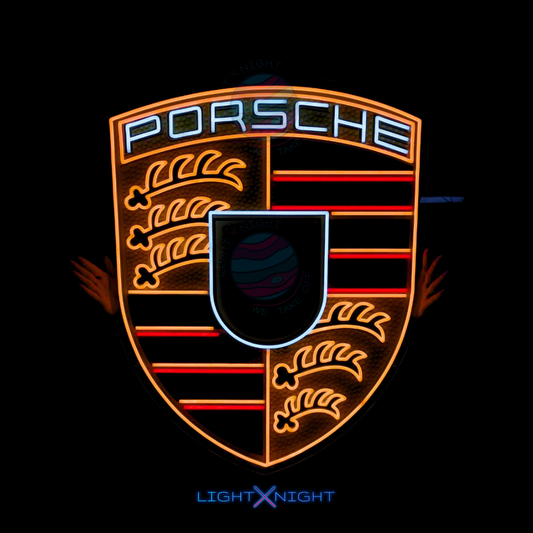 Porsche Mixed Neon Sign