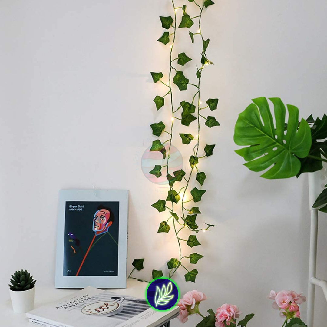 LED String with leaves, LED strip with leaves