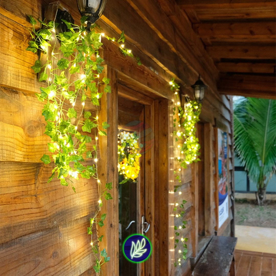 LED String with leaves, LED strip with leaves