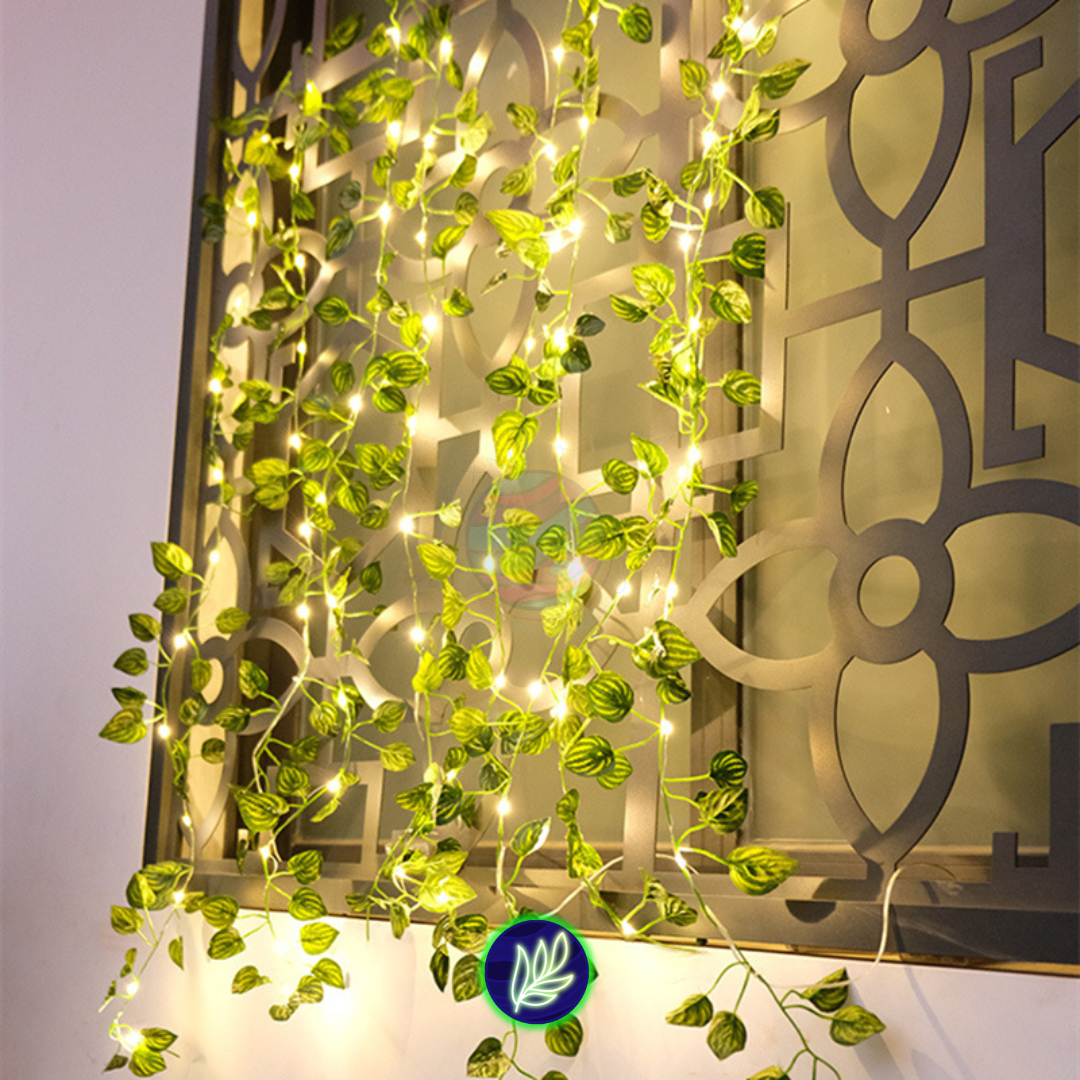 LED String with leaves, LED strip with leaves