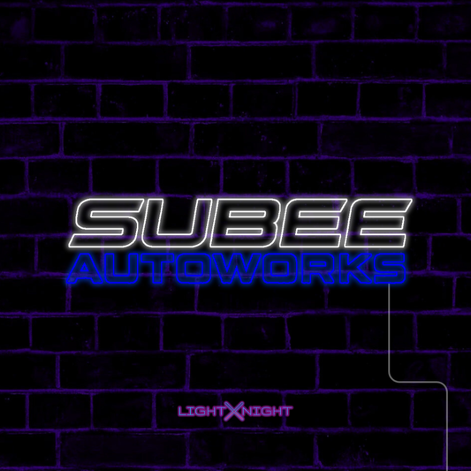 Subee Autoworks Neon Sign