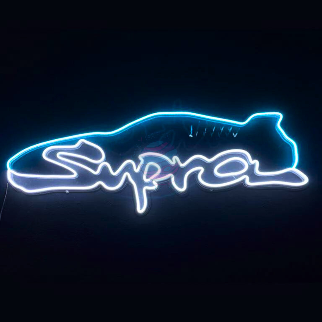 Supra Led Neon Sign, Supra Neon Light, Light X Night Supra Neon Sign