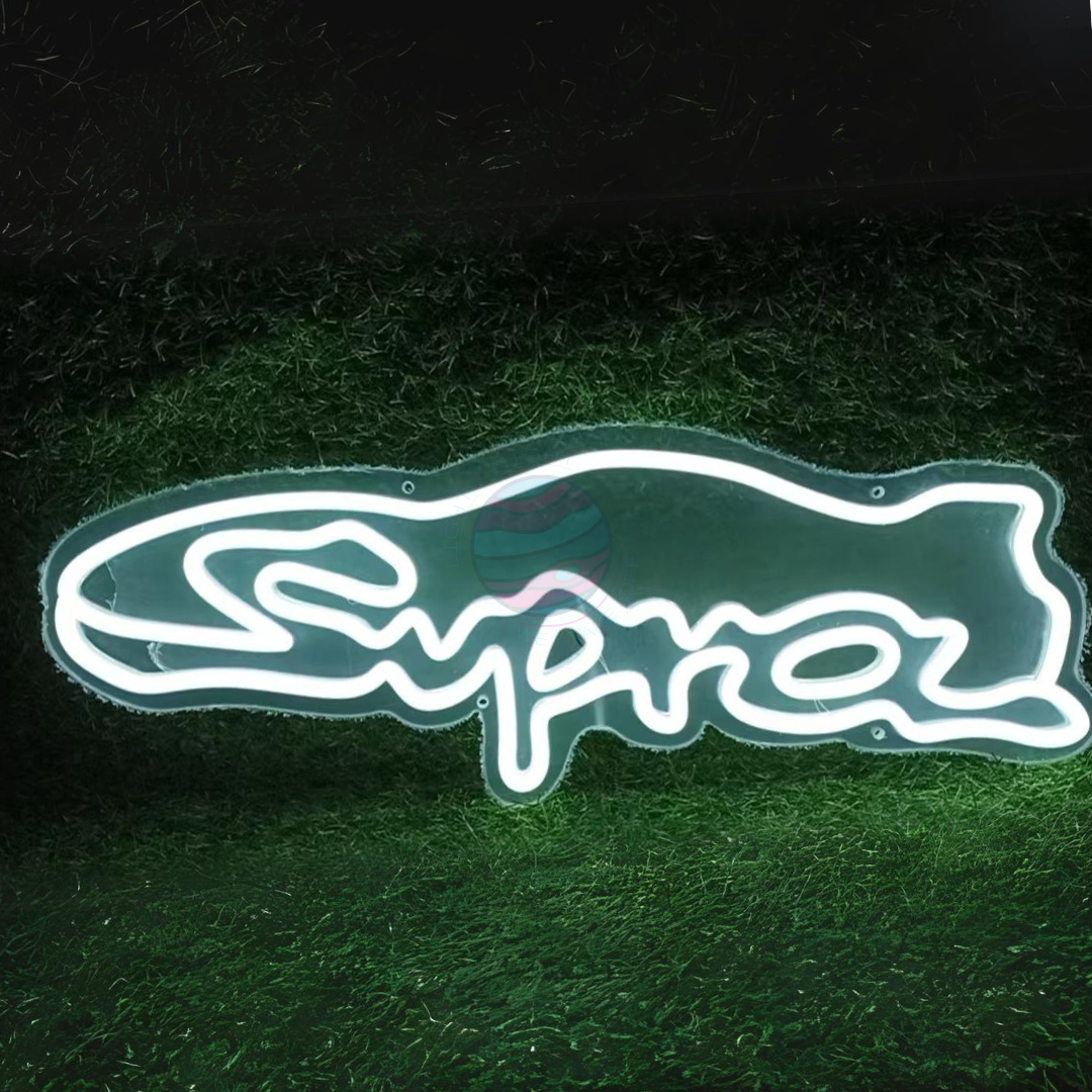 Supra Led Neon Sign, Supra Neon Light, Light X Night Supra Neon Sign