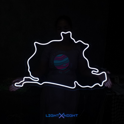 Nürburgring Race Track Neon Sign