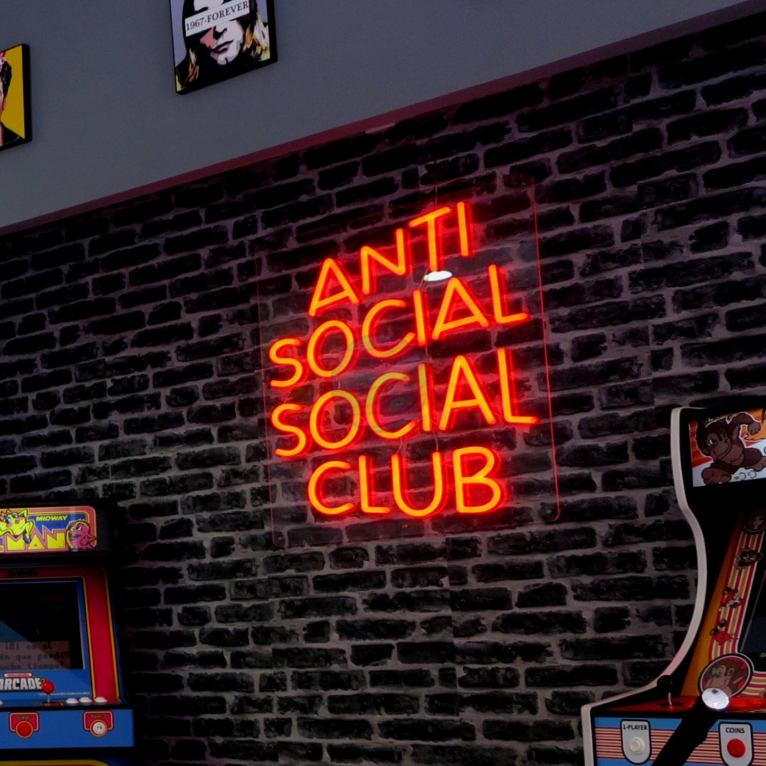 Anti Social Social Club Neon Sign