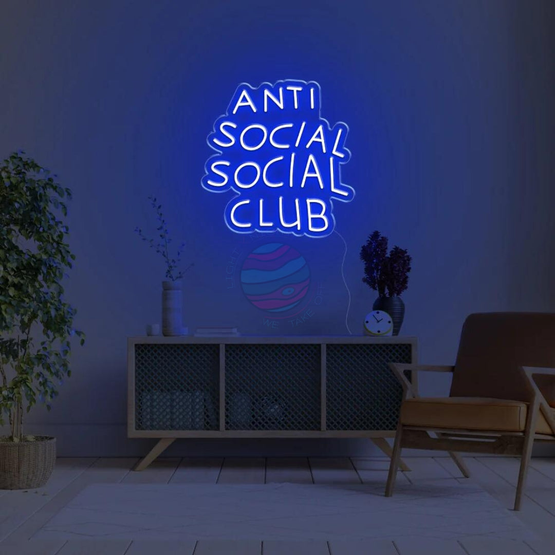 Anti Social Social Club Neon Sign