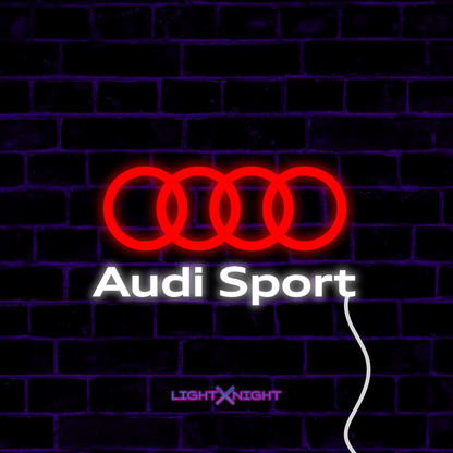 Audi Rings Sport Neon Sign