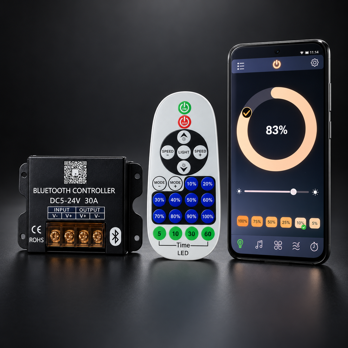 Bluetooth Smart Dimmer for LED Neon Signs