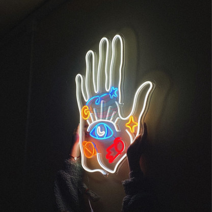 Infinity Hand Neon Sign