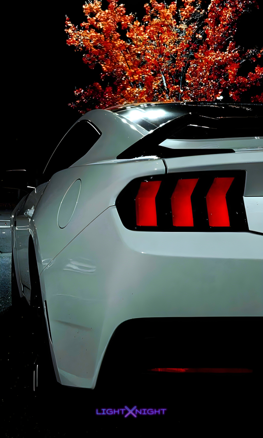 Ford Mustang Rear Neon Poster