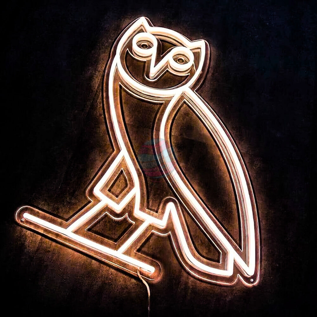 Owl Logo Drake The Ovo Owl Lamp Fan Art Neon Sign For Home Decor