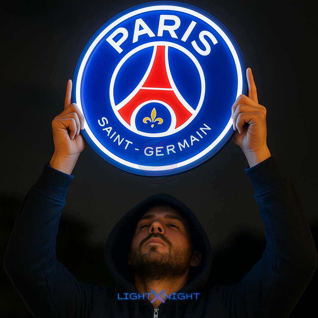 PSG Minimalistic Neon Sign