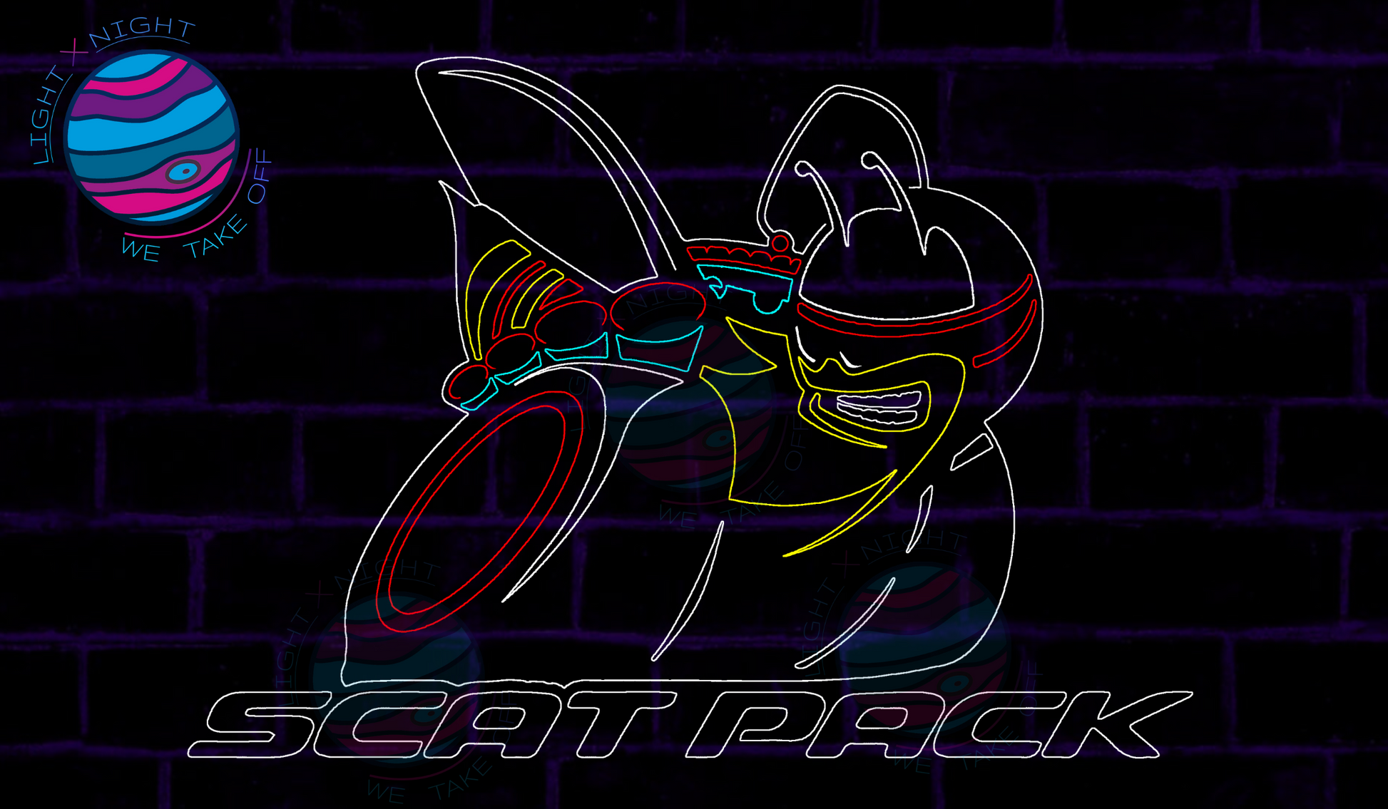 Dodge Scat Pack Neon Sign