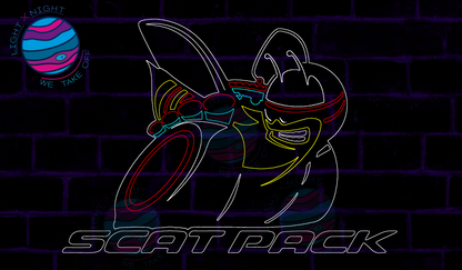 Dodge Scat Pack Neon Sign