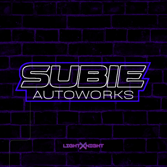 Subie Autoworks Neon Sign