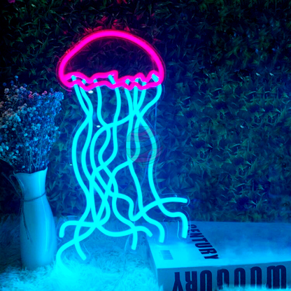 Jellyfish Neon Sign