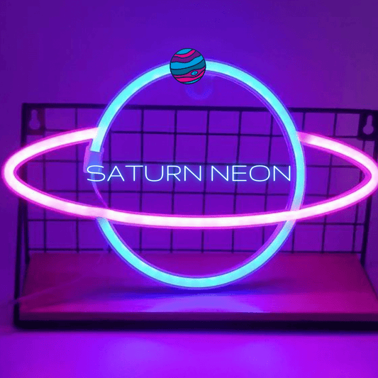 Light X Night Neon Saturn