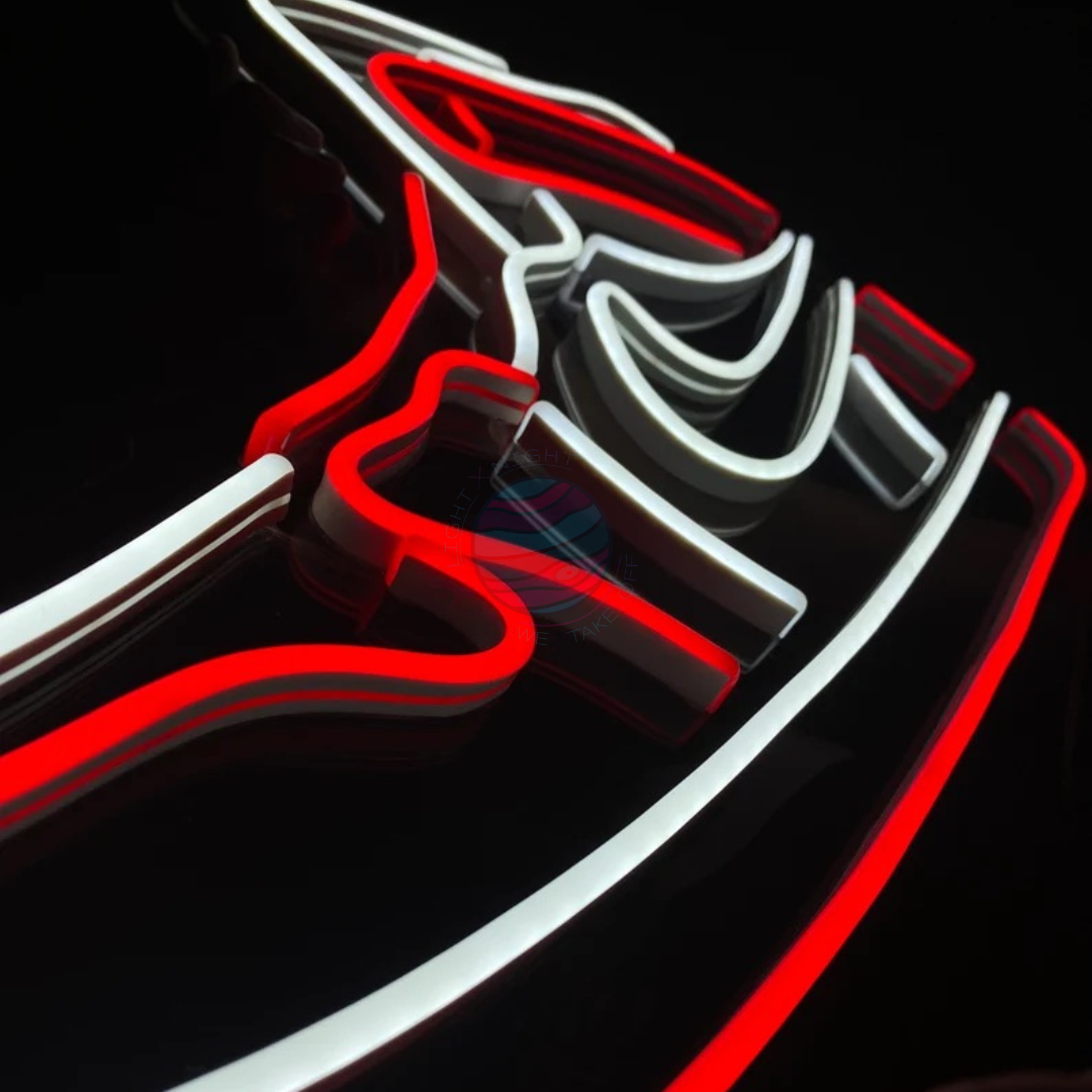 Neon 2024 red jordans